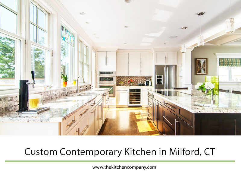 contemporary kitchen in Milford